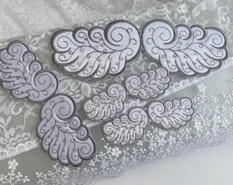 Alas de ángel bordadas