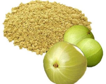 BEST 100% Natural and Herbal Indian Gooseberry Powder for Hair / Amla Powder for Hair Care Organic and Pure