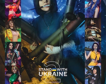 STAND WITH UKRAINE - Calendrier cosplay caritatif 2024