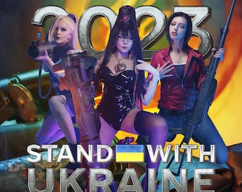 STAND WITH UKRAINE - Calendrier Cosplay caritatif 2023 En stock