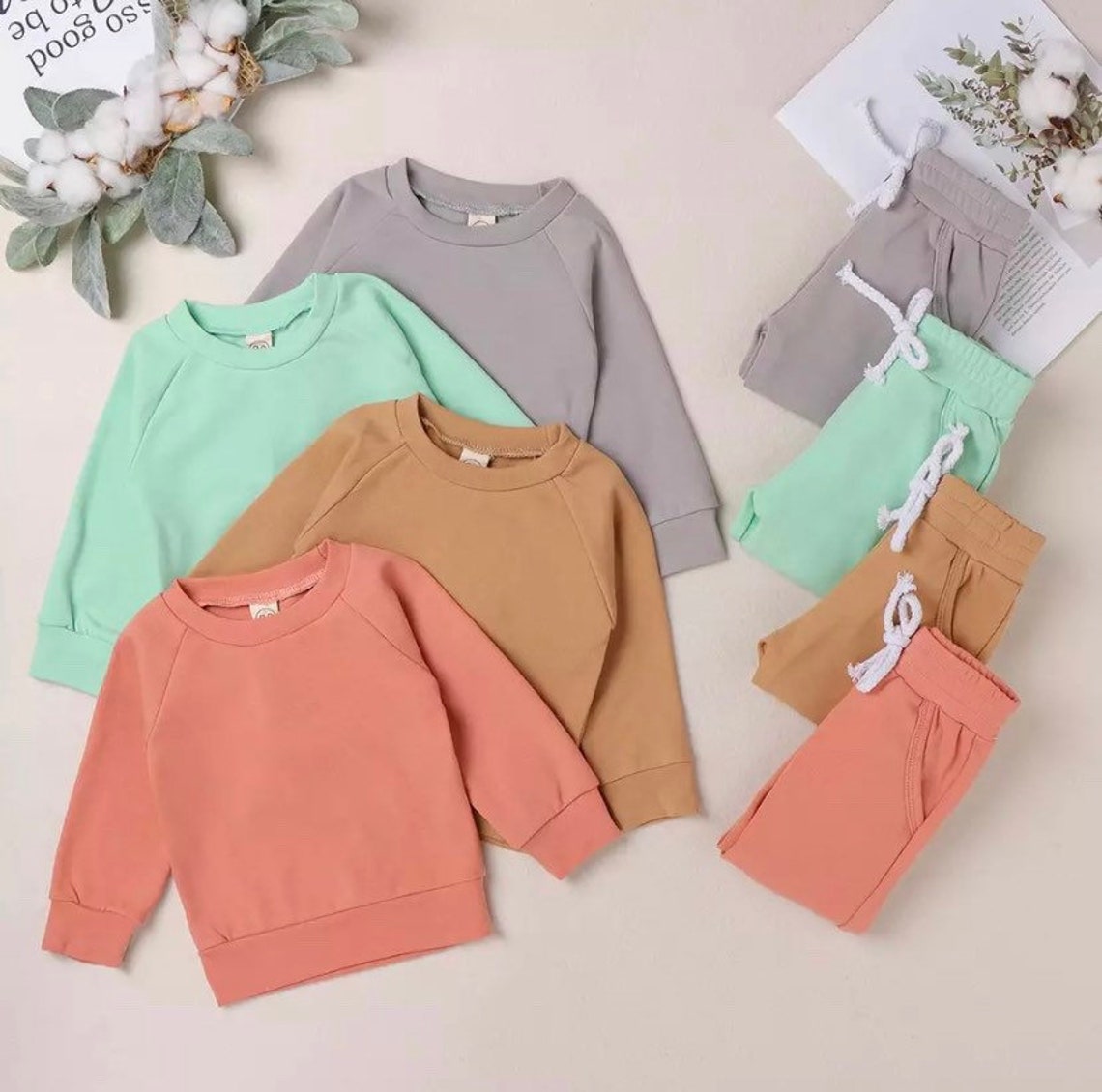 Sweatsuit for Kids Neutral Sweatsuit Set for Boys Clothing Etsy