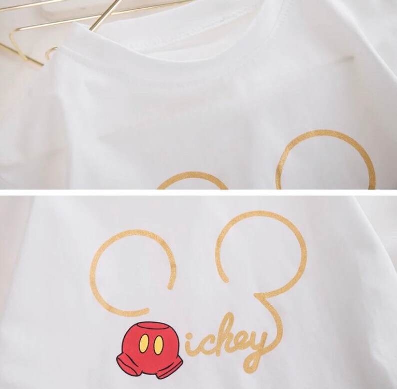 Baby Boy Girl Summer Sets Cotton Infant Children Clothes Cartoon Print Costume for Kids 1 2 3 4 Years Short Outfits 2 Pieces Disney Mickey