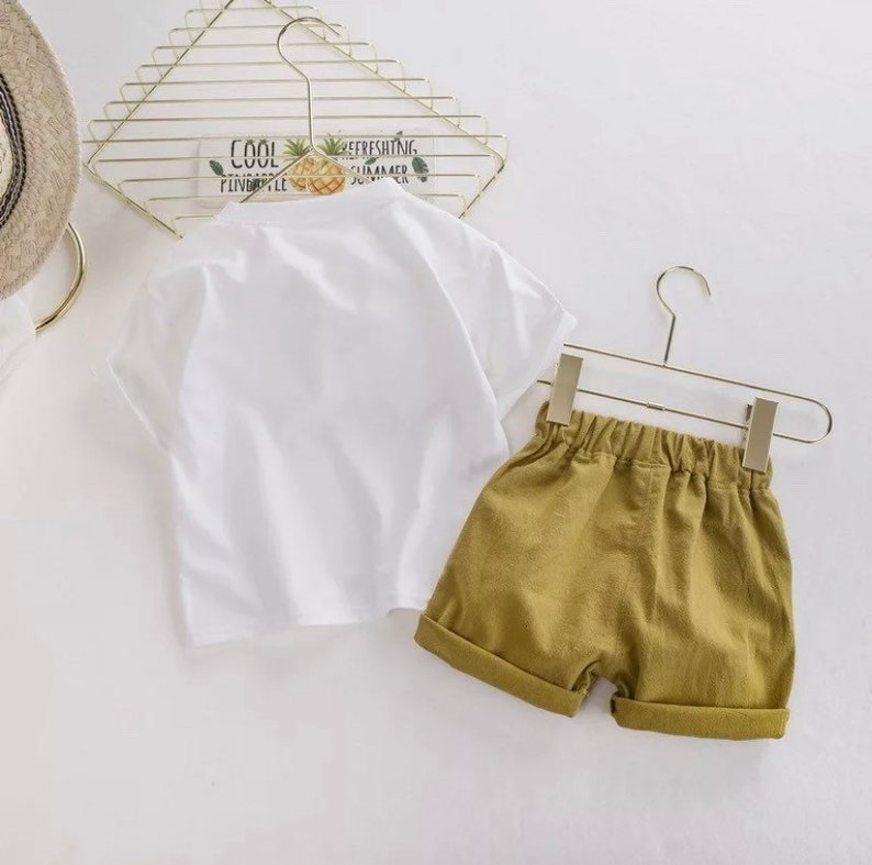 Baby Boy Girl Summer Sets Cotton Infant Children Clothes Cartoon Print Costume for Kids 1 2 3 4 Years Short Outfits 2 Pieces Disney Mickey