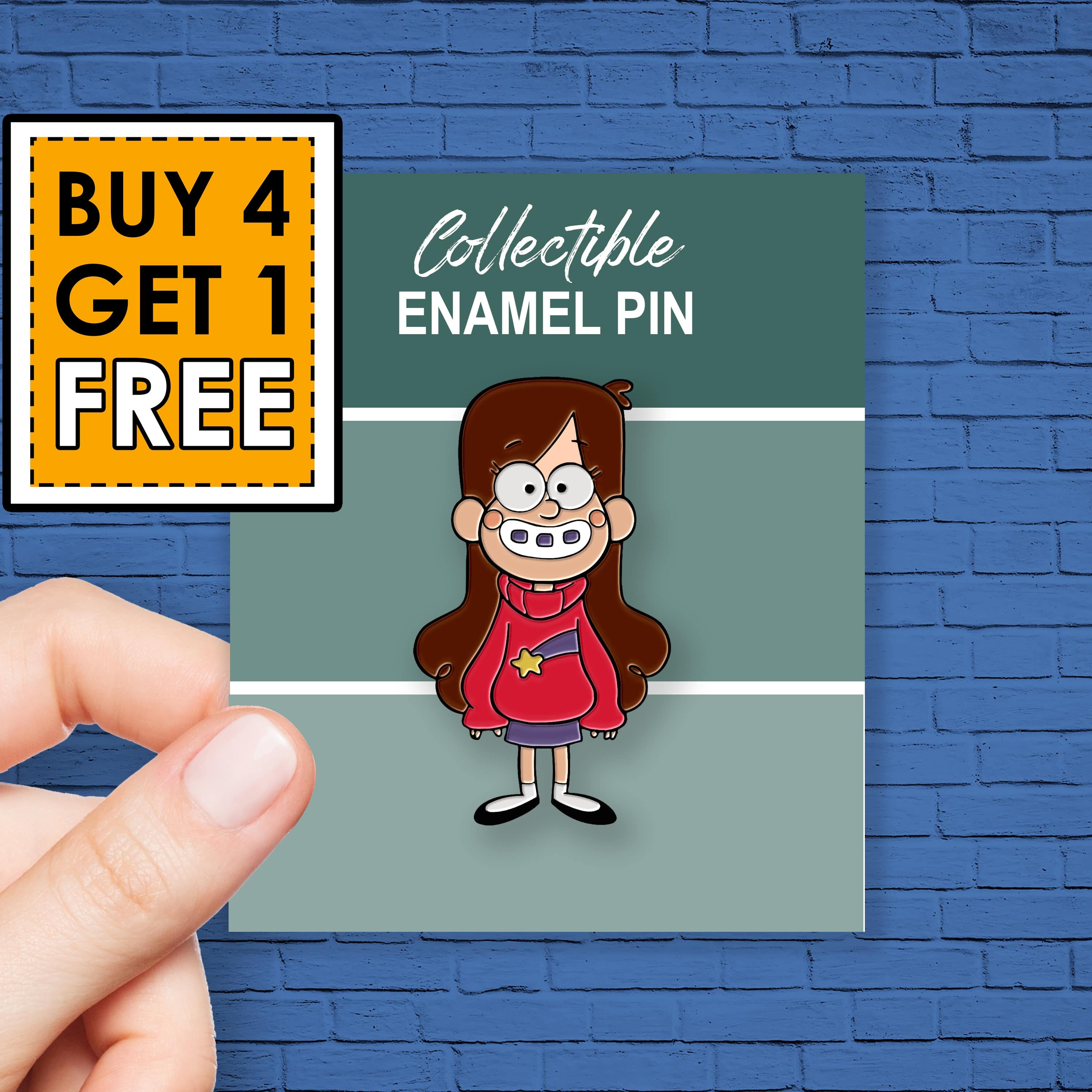 Gravity Falls Mabel Pines Enamel Pin Cartoon Anime Enamel Pins Etsy