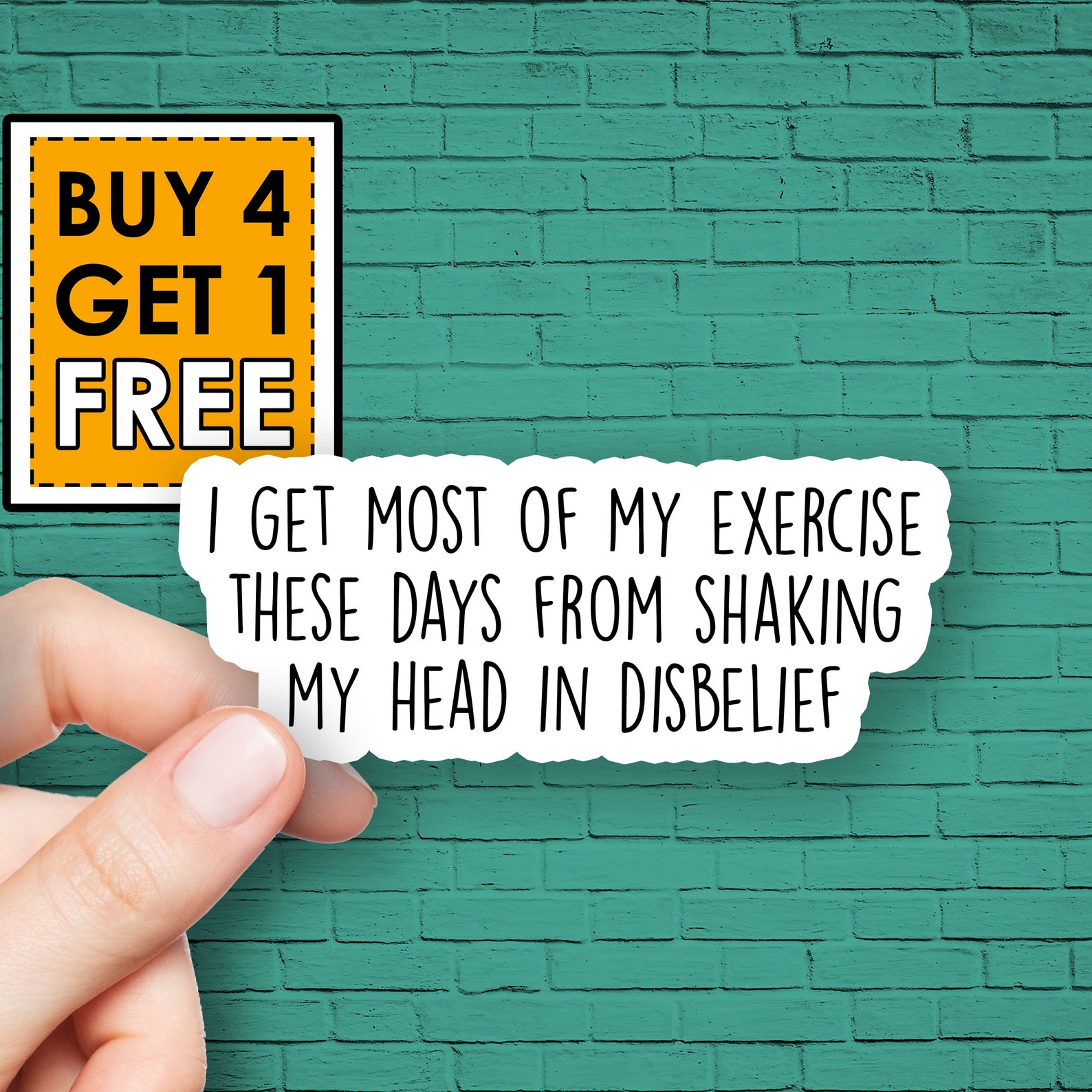 Shaking My Head Sticker Word Sticker Sayings Cool Stickers Etsy