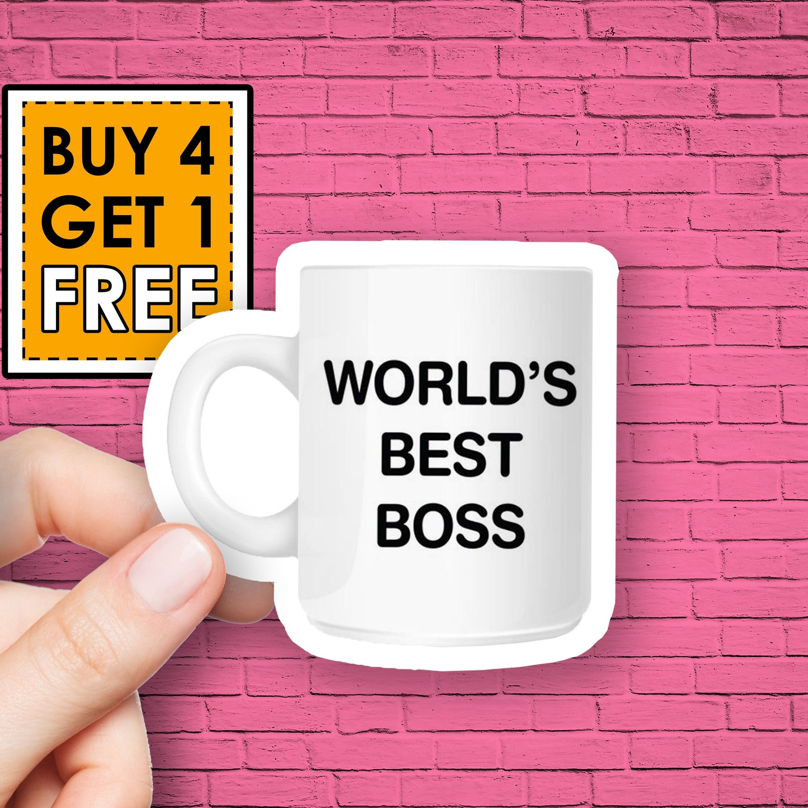 World'S Best Boss Sticker Sayings Sticker The Office Etsy