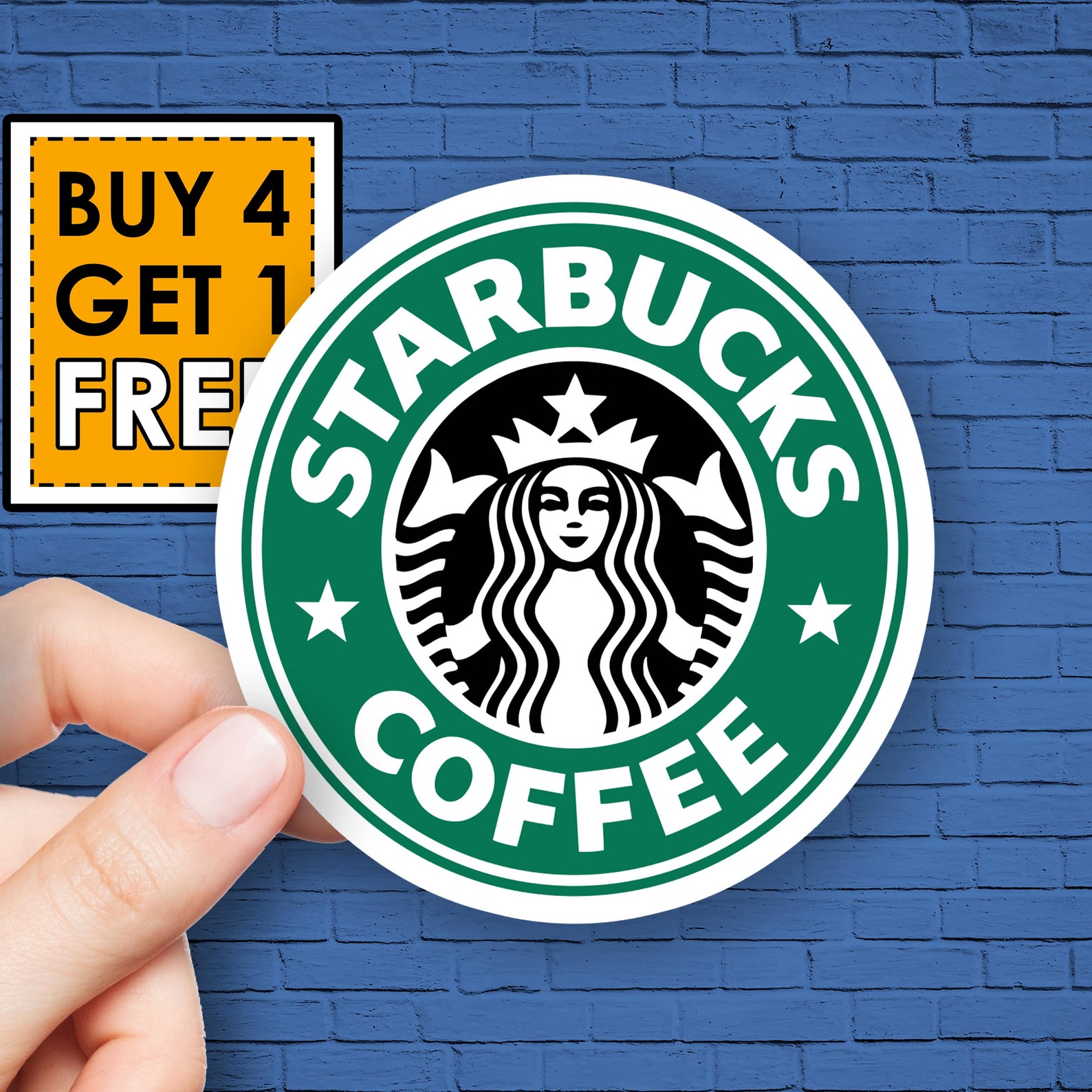 Starbucks Sticker Funny Sticker Trendy Coffee Stickers Laptop Etsy