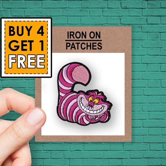 Funny Cheshire Cat Patch Alice in Wonderland Kitty Patches Etsy