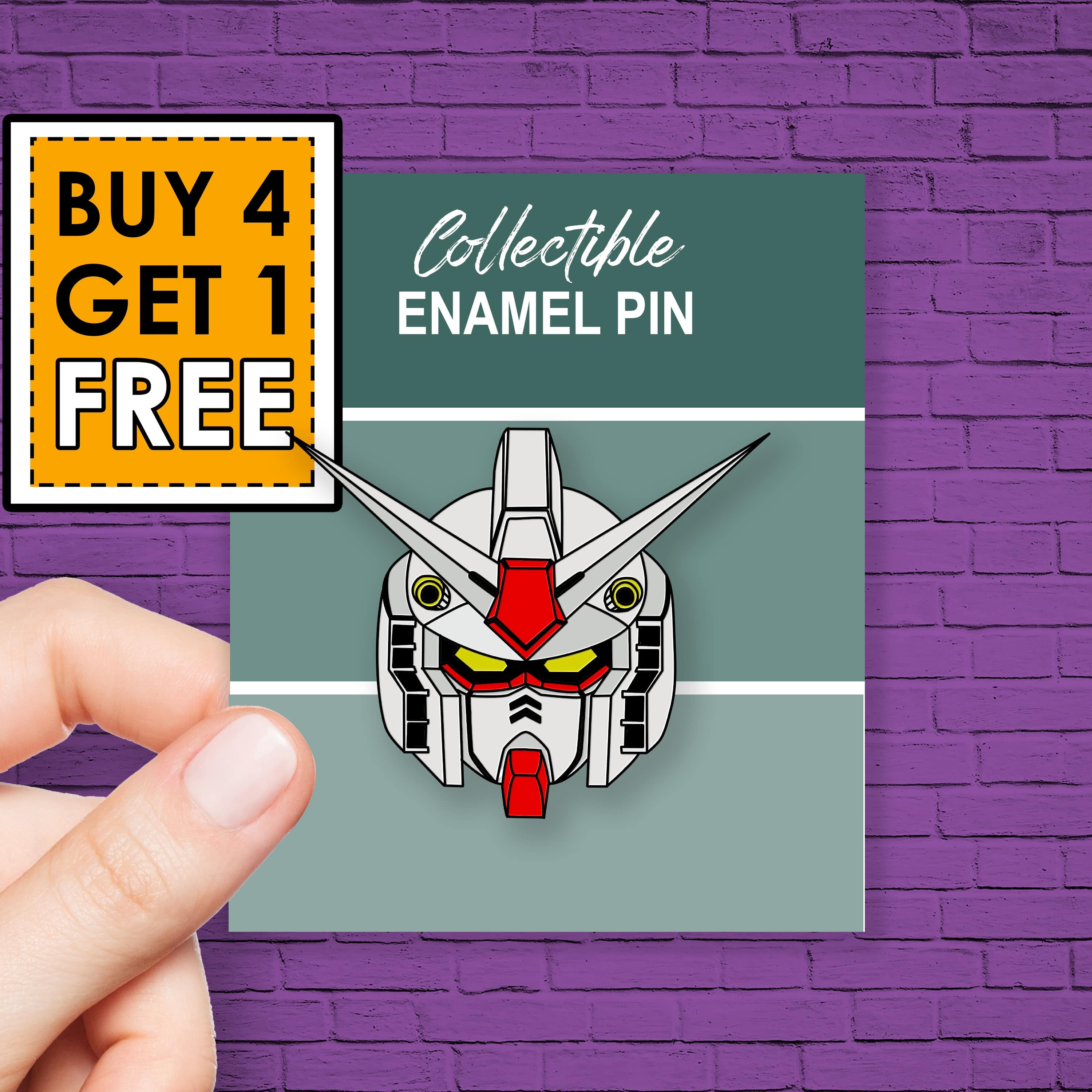 Gundam Mecha Enamel Pin Anime Robot Enamel Pins Backpack Pins | Etsy