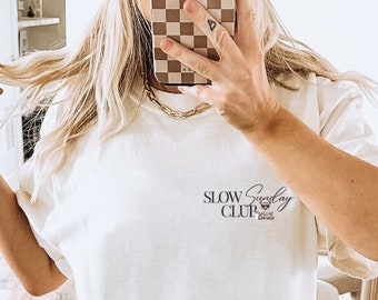 Slow Sunday Club grappige teddybeer oversized shirt retro koffie liefhebber Y2K T-shirt vintage badjas cadeau jaren 90 grafische TShirt terug print hipster