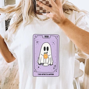 Tarot Card Aperol Spritz lover cute ghost retro Halloween shirt mystic costume shirt Y2K tee 90s Cocktail gift bestie birthday Aperol shirt