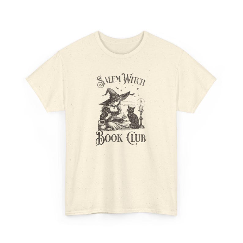 Salem Witch Book Club cat lady Halloween retro bookish lover witchy shit gift Spooky Season fall 90s style Y2K vintage feminist childless Natural