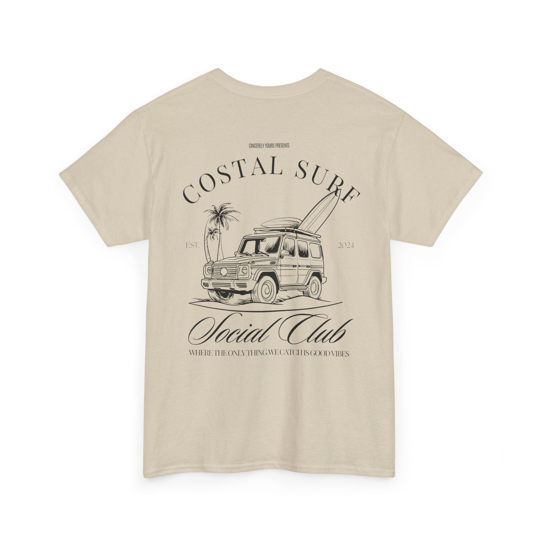 Costal Surf Social Club Retro Surf Car Shirt Retro 90s T Costal Surf Social Club Retro Surf Car Shirt Retro 90s T