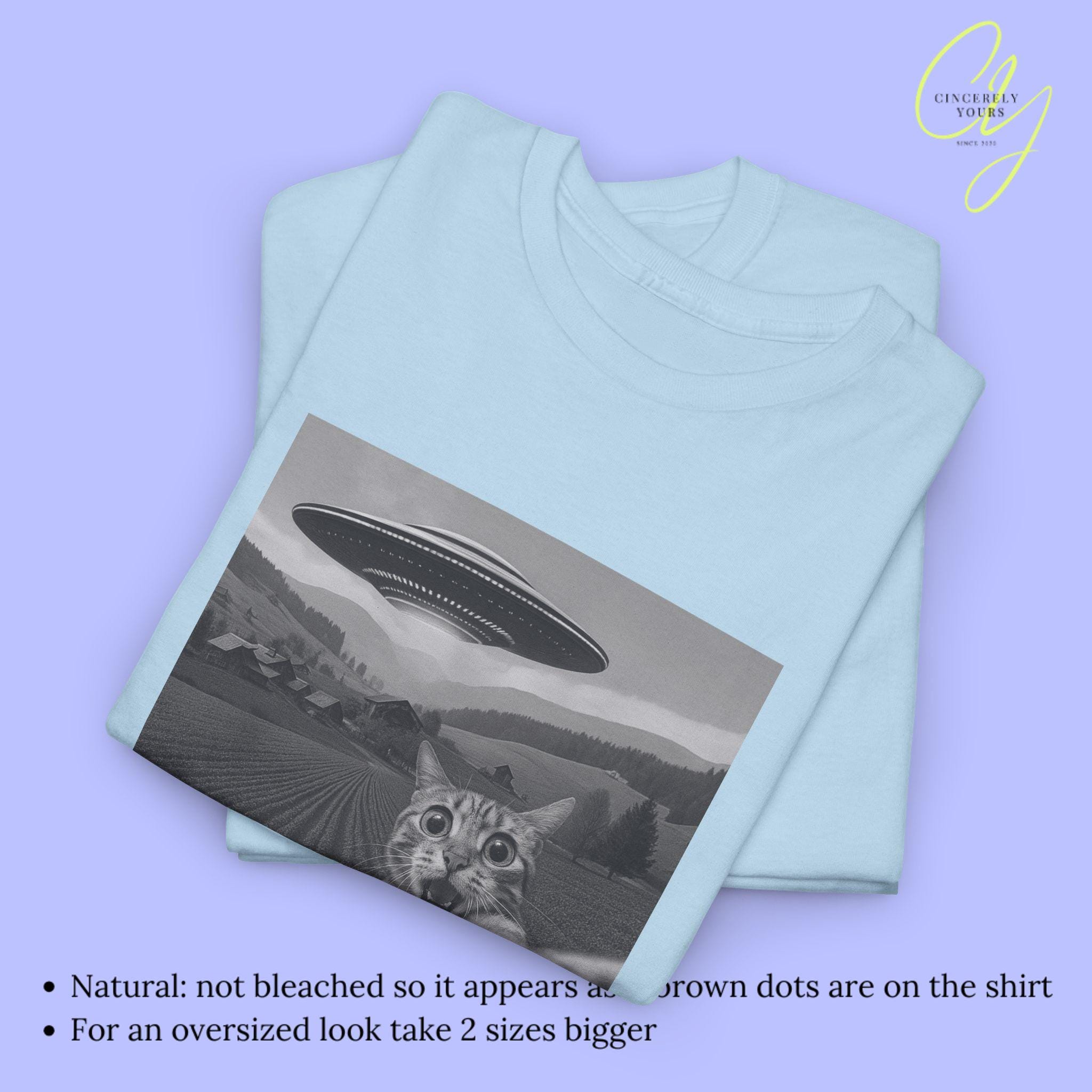 Funny Alien Ufo Cat Meme Shirt for Introverts Crazy Cat Ladies Meme ...