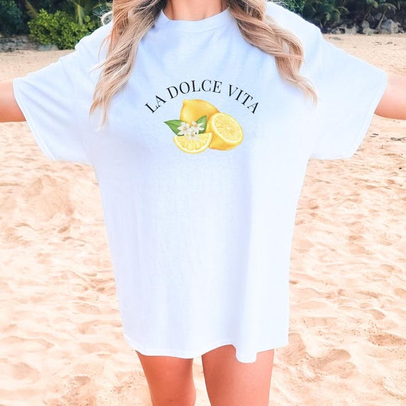 La Dolce Vita Shirt Italian Lemon Tee Language Lover Gift