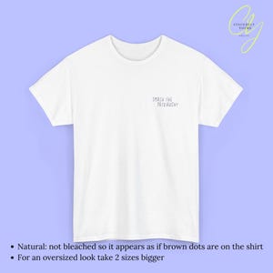 Smash the Patriarchy funny Cat Activist Shirt Feminist Pocket Print Back Print Tee Political Cat Meme Gift for Women Unhinged Humor Tee 90s image 5