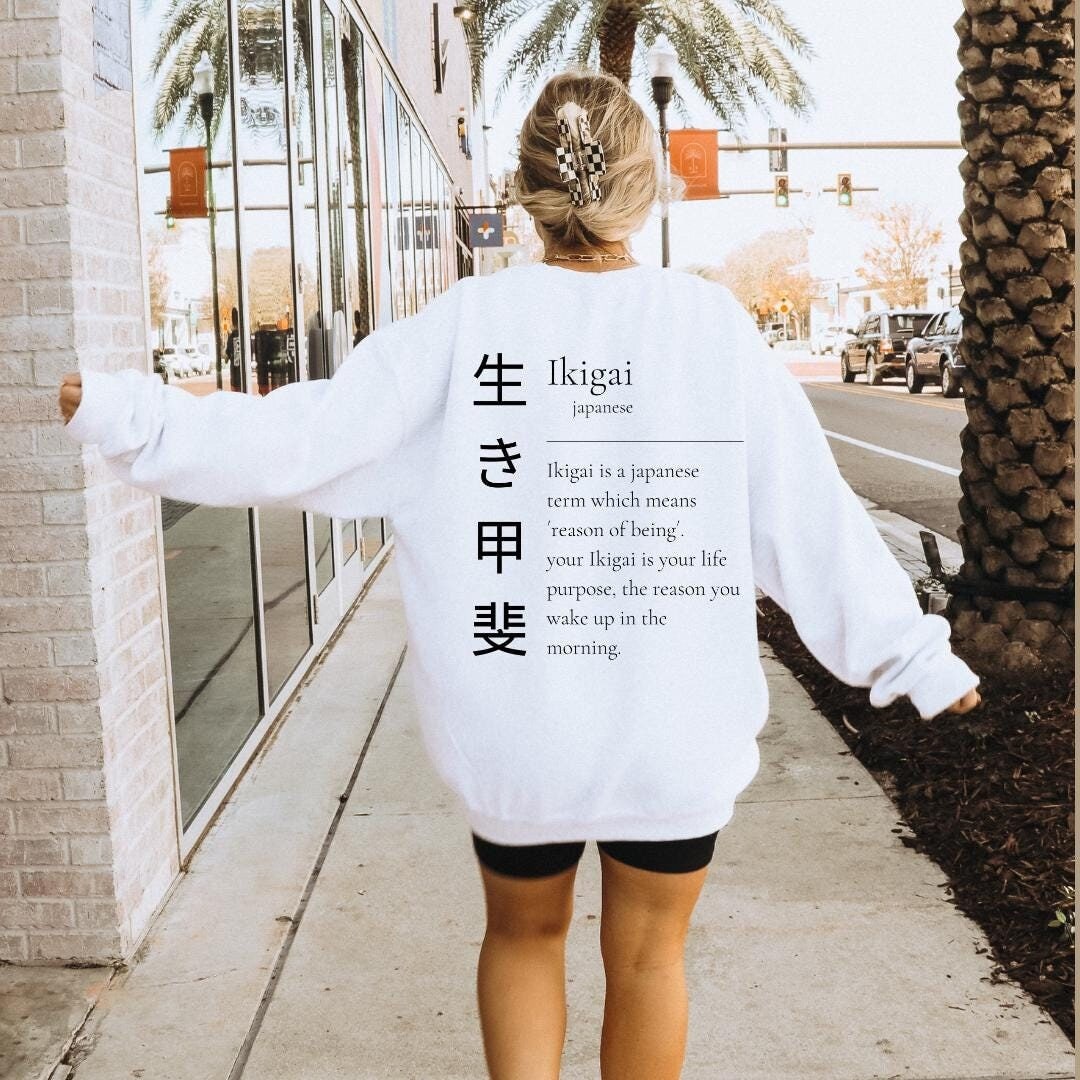 Ikigai Japanese Sweater Definition Mental Coah Language Teacher