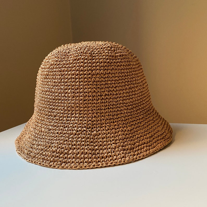 Handmade Raffia Bucket Hat Unique Gift for Men and Women - Etsy