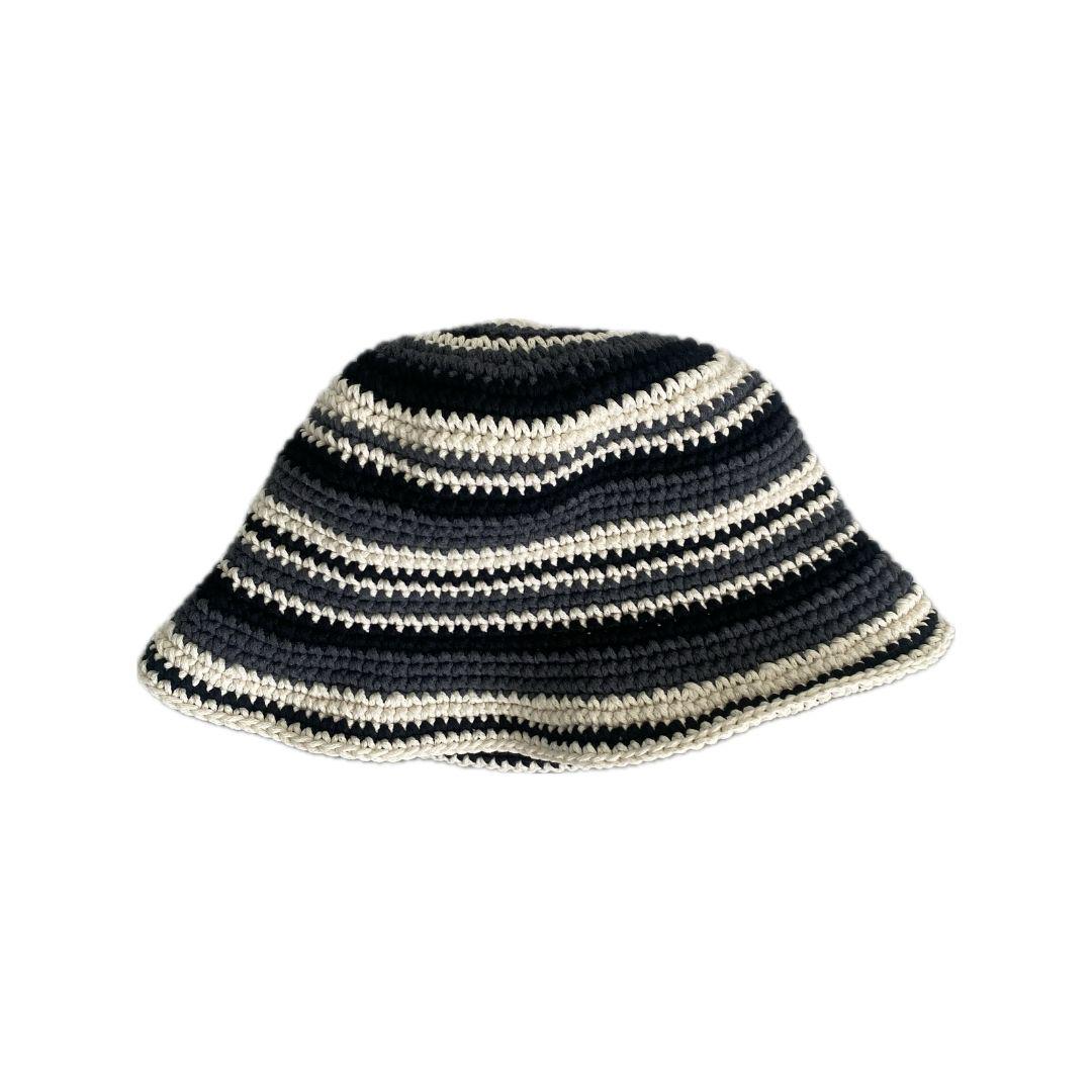 ハット [AWESOME NEEDS]HANDICRAFT KNIT BUCKET HAT_BLACK Knit Bucket Hat Black - Etsy Canada