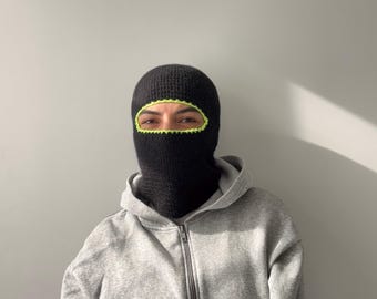 Hand Knitted Balaclava: Unisex Crochet Winter Hat