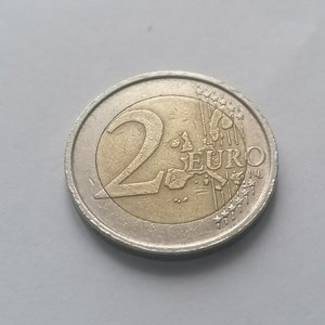 Pièce De 2 Euros Italie 2002 - Première Carte - Circulée - Collection Numismatique