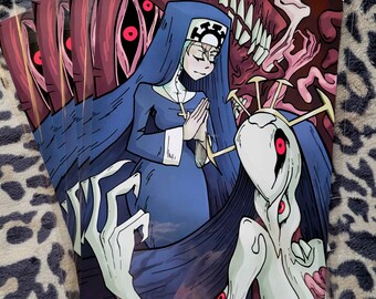 SG Prints - Shapeshifting Nun (2 sizes to chose from!)