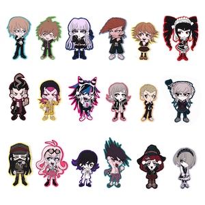 May include: A set of 18 colorful cartoon character stickers featuring various characters with different hairstyles, clothing, and expressions. The stickers are perfect for adding a touch of whimsy to laptops, water bottles, journals, and more.