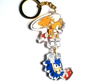 Sonic + Tails Linked acryl bedel