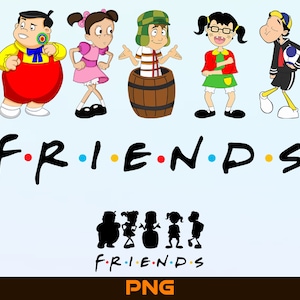 2 PNG El Chavo Del 8 sylwetka Png sublimacja El Chavo Del Ocho El Chavo pliki urodzinowe sylwetka kreskówki clipart do druku