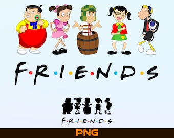 2 PNG El Chavo Del 8  Silhouette Png Sublimation El Chavo Del Ocho El Chavo Birthday Files Cartoon Silhouette Clipart Printable