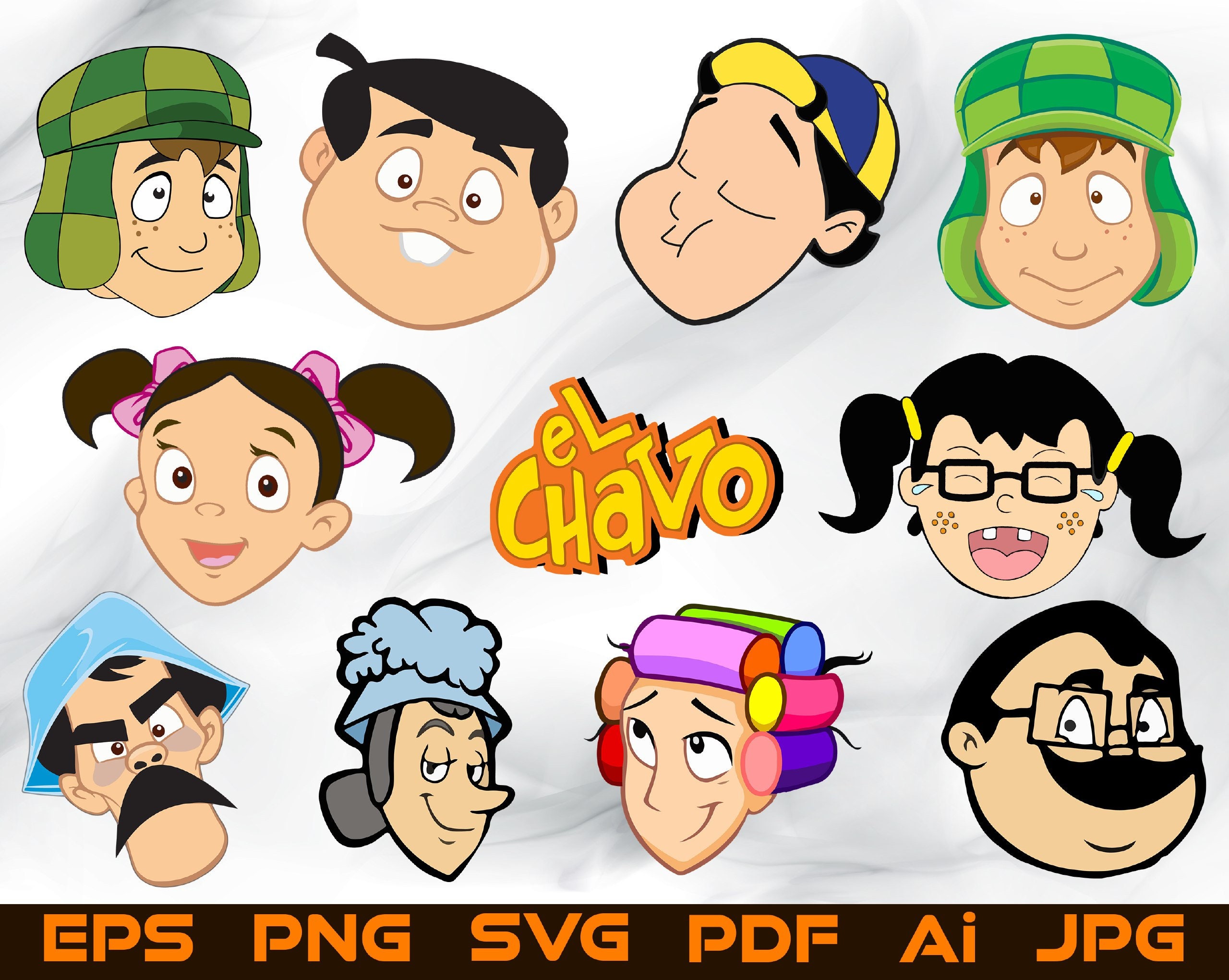 Friday Night Funkin Bundle PNG chavo del ocho SVG/JPG/Dxf Friday Night  Print Files, fnf characters Cricut files