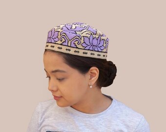 Uzbek Cap, Suzani Hat, Uzbek Doppi, Boho Hippie Hat, Ethnic Uzbek Cap, Suzani Hat, Uzbek Doppi, Boho Hippie Hat, Ethnic