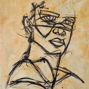 Dipinto acrilico su tela 100 x 80 cm