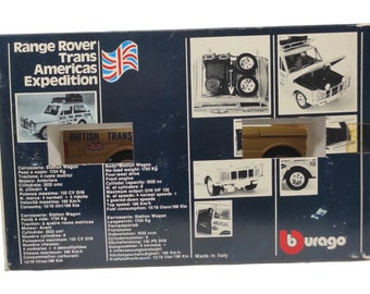 Burago Range Rover Safari Model - Etsy