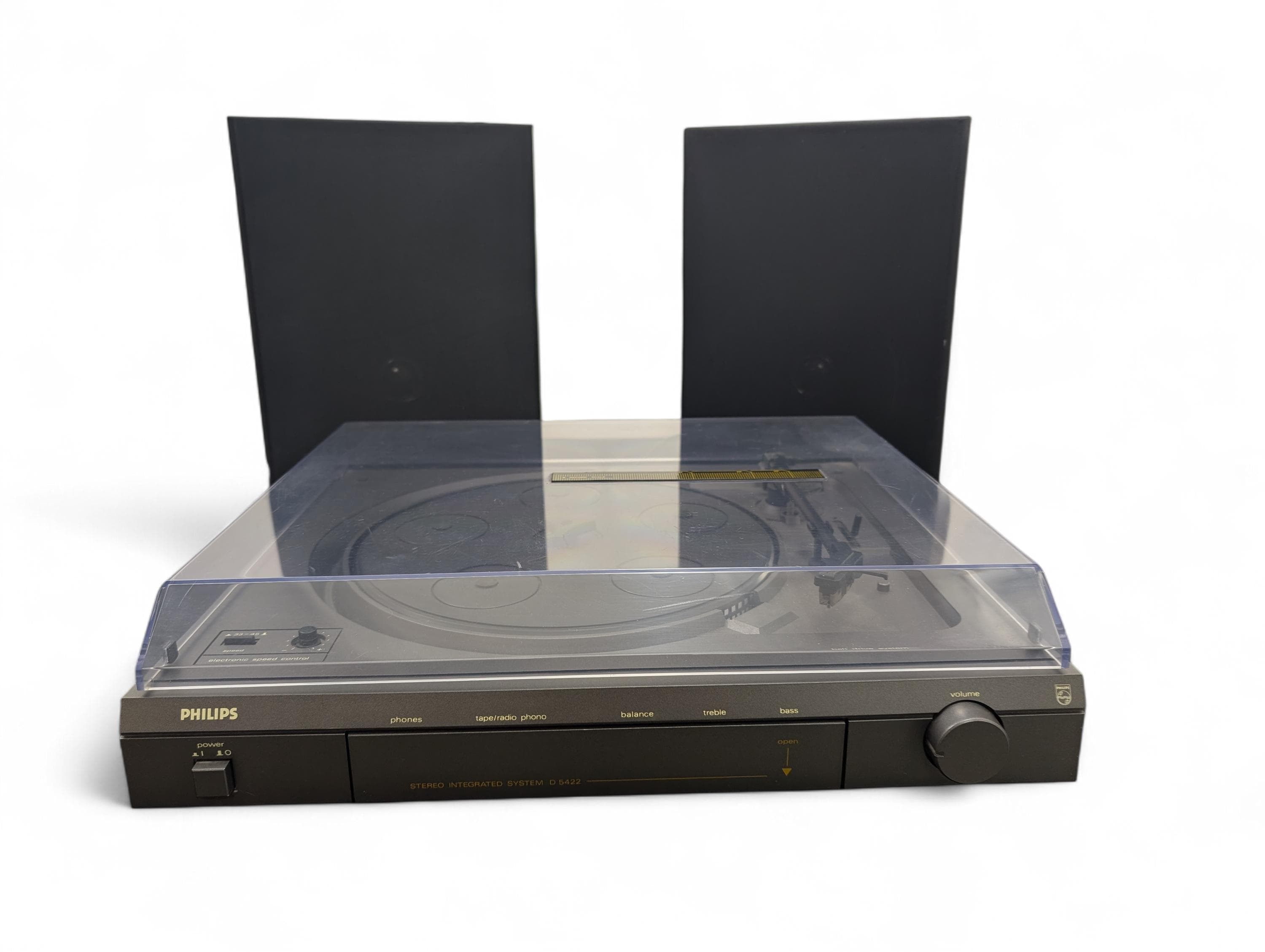 Vintage Philips D 5422 Turntable With Original Speakers - Etsy