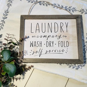 Farmhouse Laundry Sign