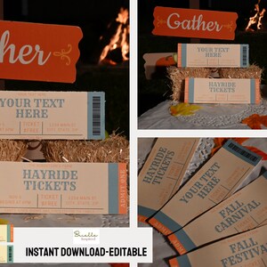 Editable Event Ticket, Printable Event Tickets - Etsy