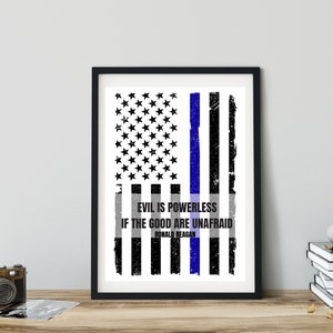 Ronald Reagan Police Poster