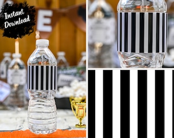 Referee Water Bottle Label