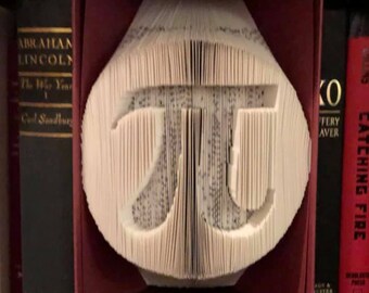 Pi Symbol Book Folding Pattern + Instructions