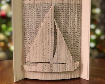 Sailboat Book Folding Pattern + Instructions