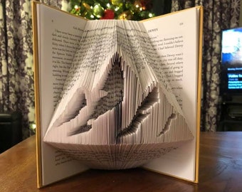 Mountains Book Folding Pattern + Instructions