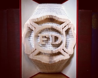 Fire Department Book Folding Pattern + Instructions