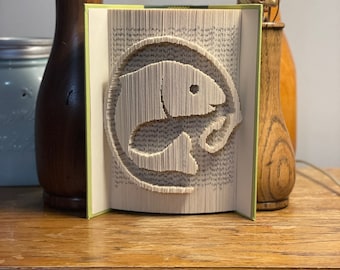 Fish Book Folding Pattern + Instructions