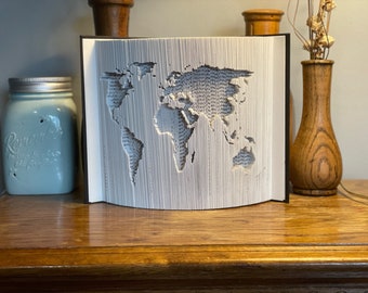 World Map Folding Pattern + Instructions