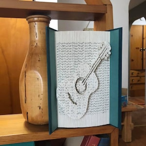 Guitar Book Folding Pattern + Instructions
