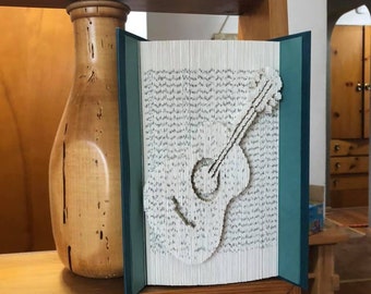 Guitar Book Folding Pattern + Instructions