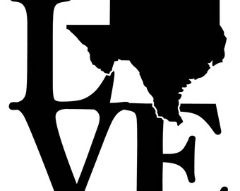 LOVE Texas Book Folding Pattern + Instructions