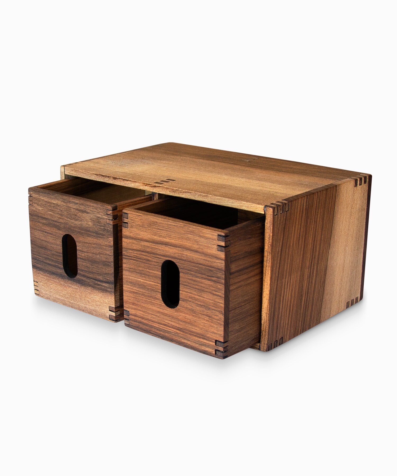 Sate Mini Storage Box with 2 Drawer WOODSAKA Etsy