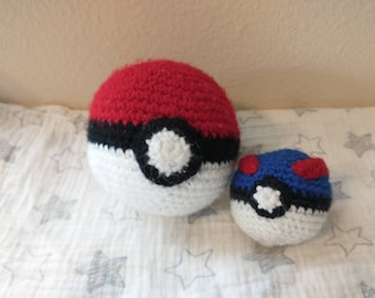 Pokeball Crochet Toy